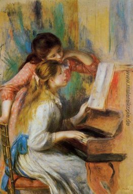Mädchen am Klavier