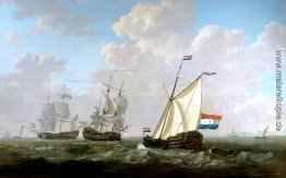Die Yacht des VOC Kammer Rotterdam 1790