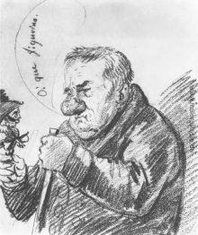 Porträt-Karikatur von Giacomo Quarenghi Porträt-Karikatur von Giacomo Quarenghi