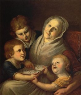 Die Mutter des Künstlers, Mrs. Charles Peale und ihre Enkelkinde