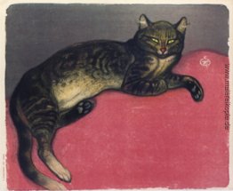 Winter Cat Litho