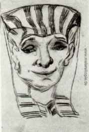 Maske aus einer ägyptischen Mumie