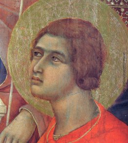 Madonna mit Kind auf dem Thron (Vorderseite-Fragment)
