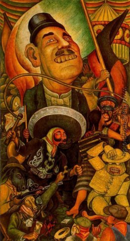 Karneval der mexikanischen Leben. Diktatur