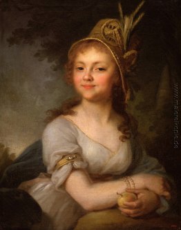 Porträt von E. N. Arsenyeva