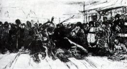 Studie zur "Boyarynya Morozova"
