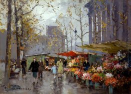 Blumen-Markt an La Madeleine