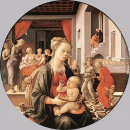 Maria mit dem Kind und Szenen aus dem Leben der heiligen Anna