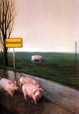 Wir wollen keine Schweine in Dodensted (Detail)