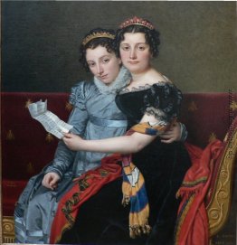 Die Schwestern Zenaide und Charlotte-Bonaparte