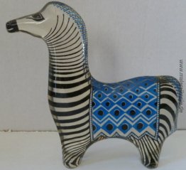 Zebra-Pferd