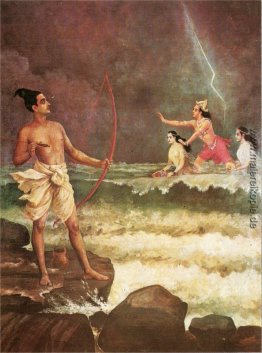 Sri Rama Bezwingen der Sea