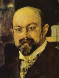 Porträt von Mikhail Abramovich Morozov (Detail)