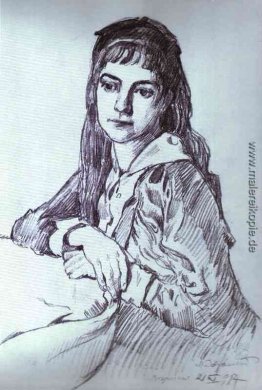 Portrait der Tochter des Künstlers, Vera