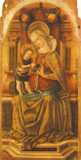 Madonna and Child Enthroned