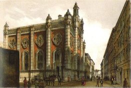 Jüdischen Tempel in der Stadt Leopold