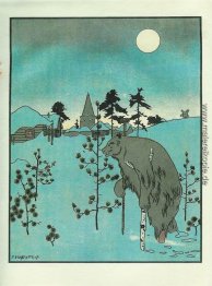 Illustration "zum Kran und Reiher. Bär.' Illustration "zum Kran und Reiher. Bär.'