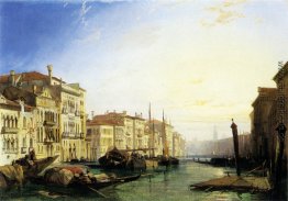 Venice Grand Canal, Sonnenuntergang