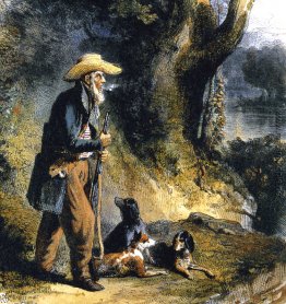 The Great Reisenden Charles Alexandre Lesueur im Wald