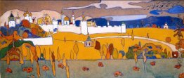 Walled City in der Herbst-Landschaft