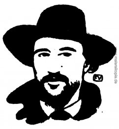 Porträt von Französisch Schriftsteller André Gide