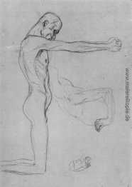 Kniend Männlicher Akt mit ausgestreckt Arms, Männlicher Torso Kniend Männlicher Akt mit ausgestreckt Arms, Männlicher Torso