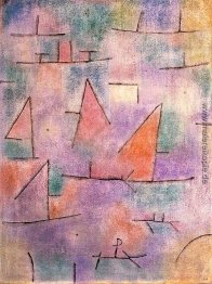 Hafen mit Segelschiffen Hafen mit Segelschiffen