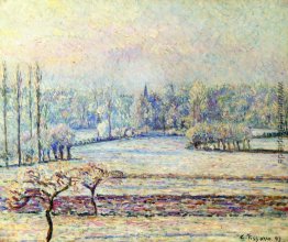 Ansicht von Bazincourt, Frost, Morgen