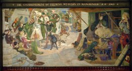 Die Gründung der flämischen Weavers in Manchester im Jahre 1363