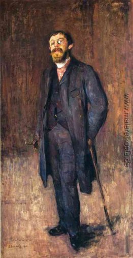 Porträt des Malers Jensen Hjell