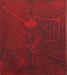 Ich träumte, ich ging zum Teufel in meinem Maiden Bra (rot) Ich träumte, ich ging zum Teufel in meinem Maiden Bra (rot)