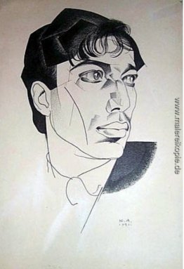 Porträt von Dichter Boris Pasternak