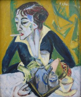 Erna mit Zigarette