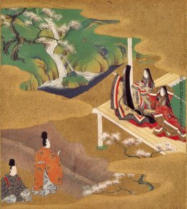 Illustration des Genji Monogatari (Wakamurasaki)