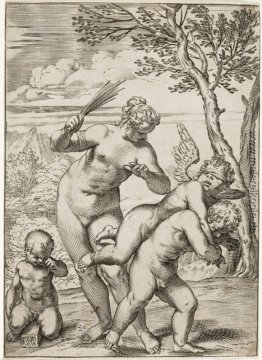 Venus Punishing Irdische Liebe