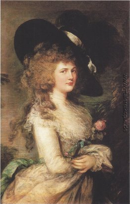 Porträt von Georgiana, Herzogin von Devonshire