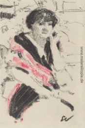 Halbfigur einer sitzenden Frau Halbfigur einer sitzenden Frau