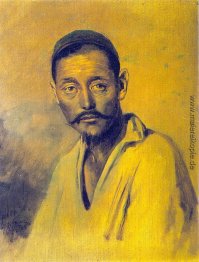 Kopf eines Kirgisen. Studie für "The Court Pugachev" Kopf eines Kirgisen. Studie für "The Court Pugachev"