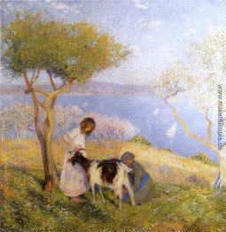 Landschaft mit der Ziege Landschaft mit der Ziege