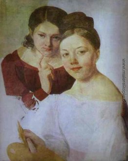 Portrait Artist Töchter Alexandra und Felisata