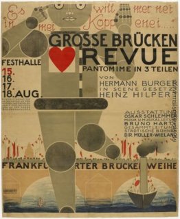 Plakat für die große Brücke Revue (Große Brücken Revue)