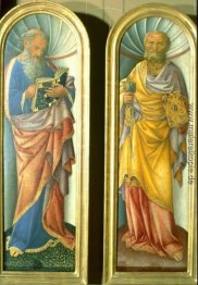 Johannes der Evangelist, der Apostel Petrus Johannes der Evangelist, der Apostel Petrus