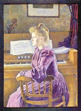 Maria Sethe am Harmonium