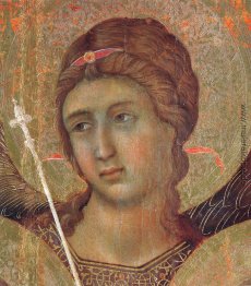 Madonna mit Kind auf dem Thron (Vorderseite-Fragment)