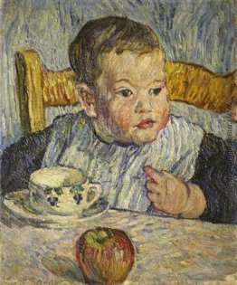 Paris. Der Junge mit dem Apfel. (Porträt von Mikhail Petrovich K