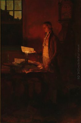 Thomas Jefferson Schreiben der Unabhängigkeitserklärung