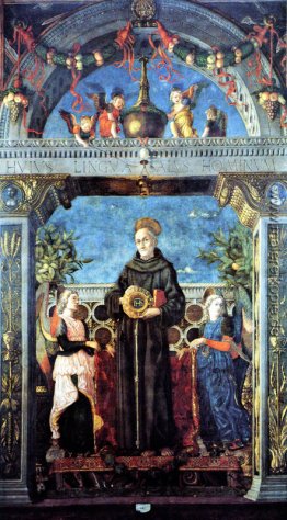 St. Bernhardin von Siena mit den Engeln