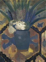 Blumen vor dem Hintergrund der Teppich