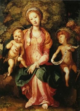 Madonna mit Kind und dem jungen Johannes
