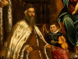 Doge Alvise Mocenigo I. und Familie vor der Madonna